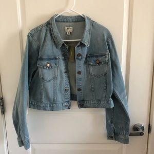 Crop J Crew Jean jacket